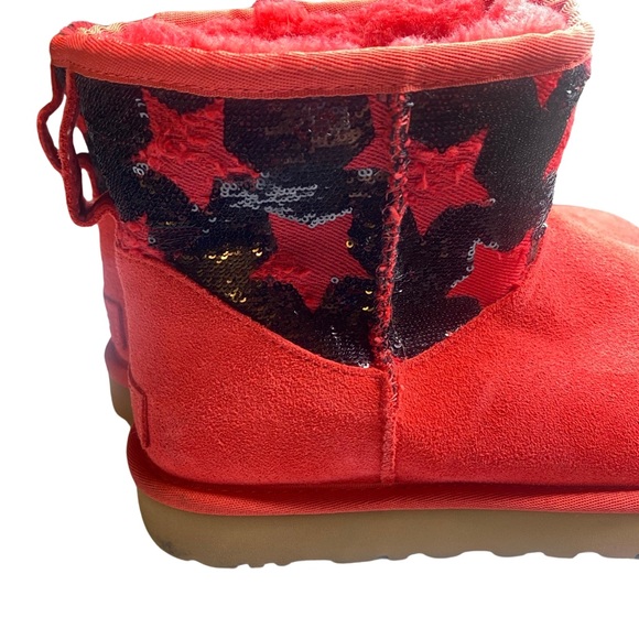 Women's UGG size 9 , Classic Mini Sequin Stars Boot. - Picture 8 of 14